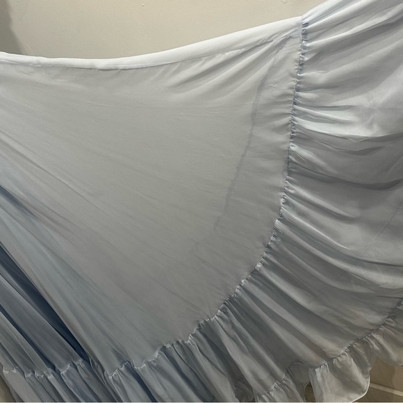 Mac Duggal Rosette Chiffon Cutout Empire Waist Gown - Picture 10 of 15